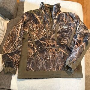 Banded Camouflage Pullover Jacket